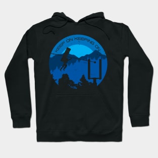 Zip-line - night Hoodie